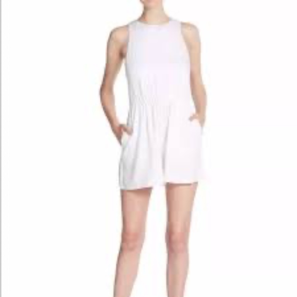 ALICE + OLIVIA WHITE ROMPER